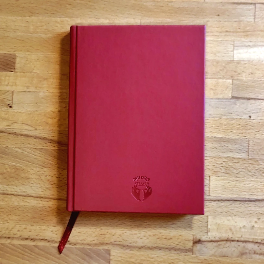 Cuaderno Eco Cuero Rojo